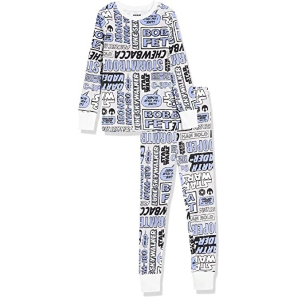 Little Boys Star Wars‎ Pajamas Set Blue & White 2T NWT